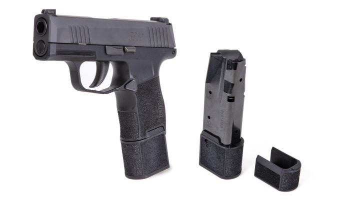 SIG P365 pistol and the new 15 round magazine
