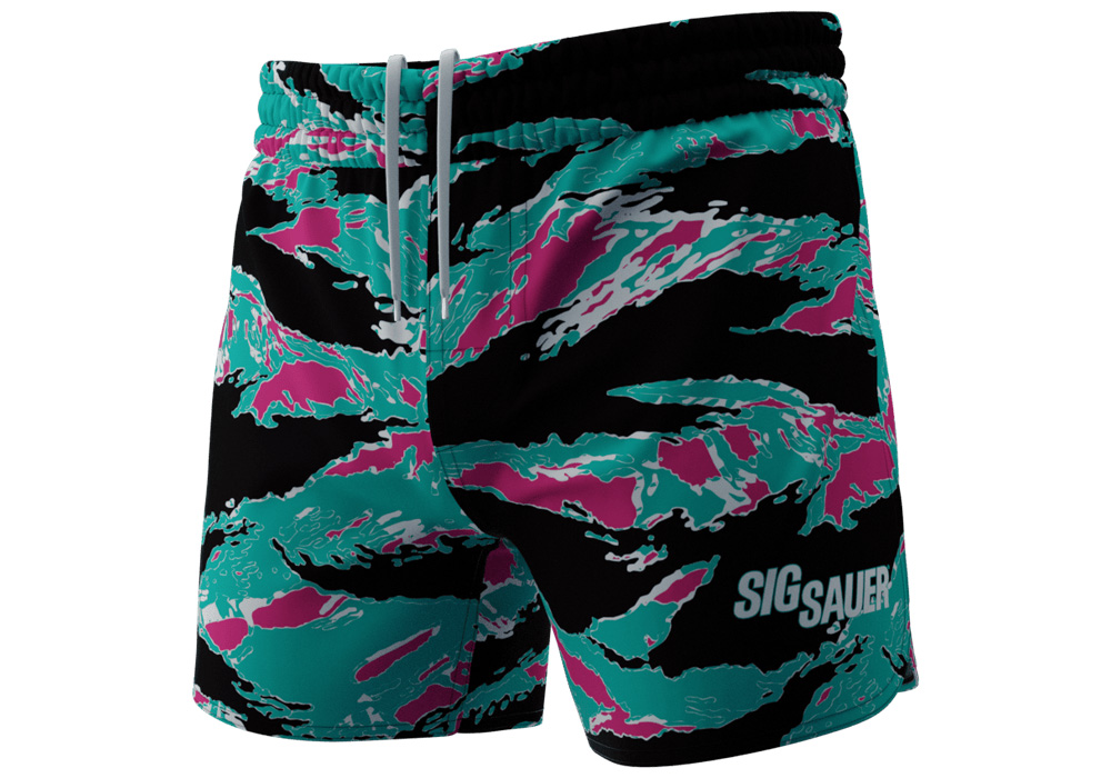 SIG SAUER JIU JITSU SHORTS - MIAMI TIGER STRIPE