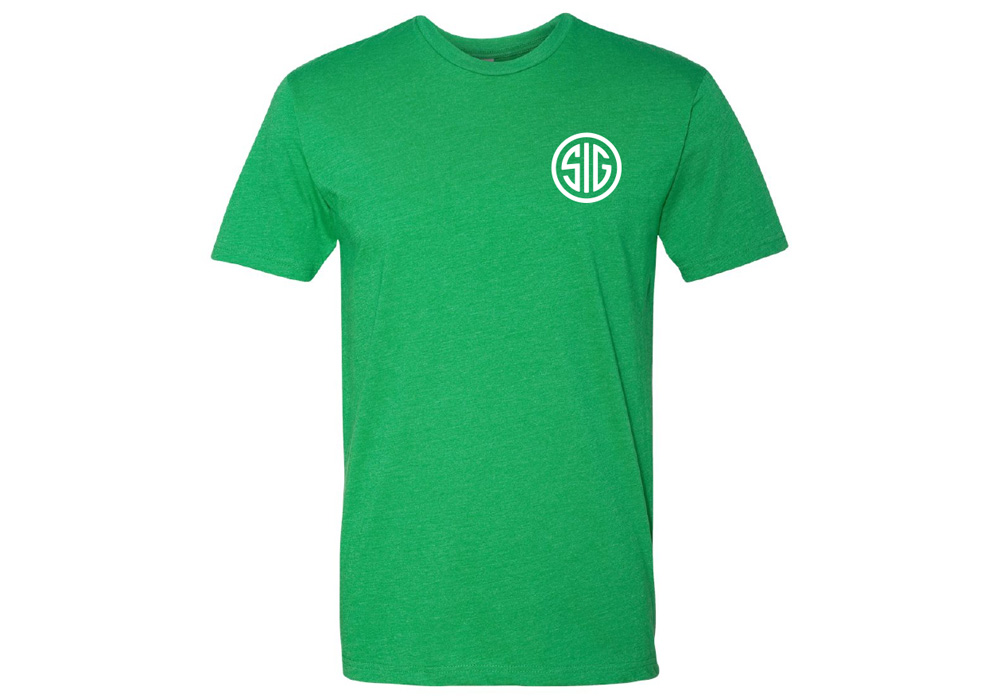 SIG LUCKY SHAMROCK TSHIRT - GREEN [3XL LEFT]