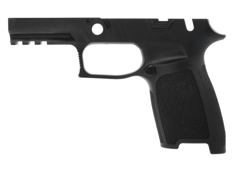 P320 CARRY 9MM/40/.357 MANUAL SAFETY GRIP MODULE - BLACK