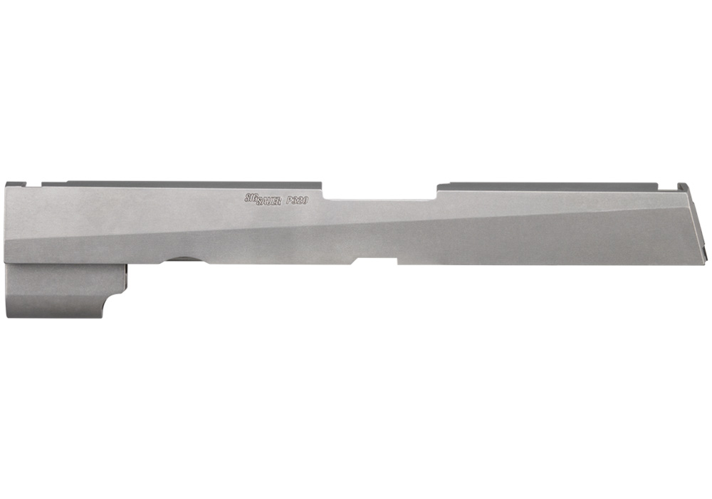 P320 FULL-SIZE 9MM 4.7" SLIDE ASSEMBLY, FUNCTIONAL FEATURES ONLY, STAINLESS