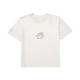 ROSE MARK BOXY WOMEN'S T-SHIRT - PORCELAIN