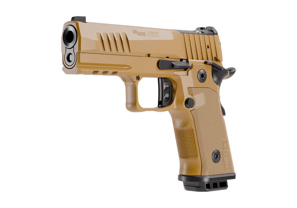 SIG SAUER P211-GT4 Coyote | Single Action 9mm Carry Pistol (Length
