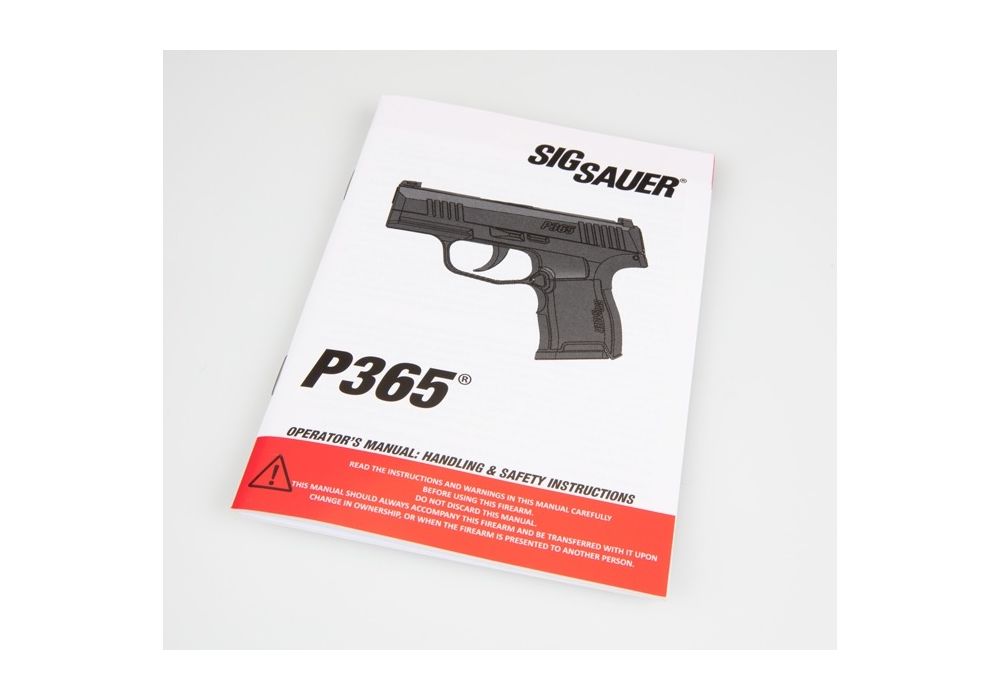 Sig Sauer Factory Owner's Manual P320 X-Series/SIGM400/MPX/P220 