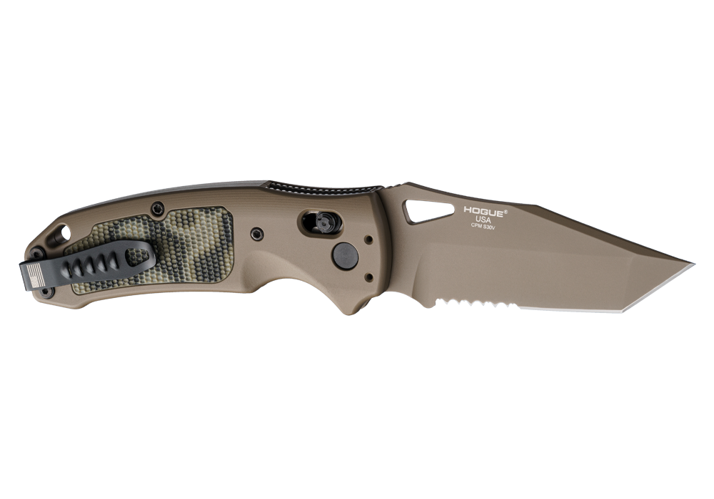 SIG SAUER K320 AXG SCORPION TANTO FOLDING KNIFE - HOGUE
