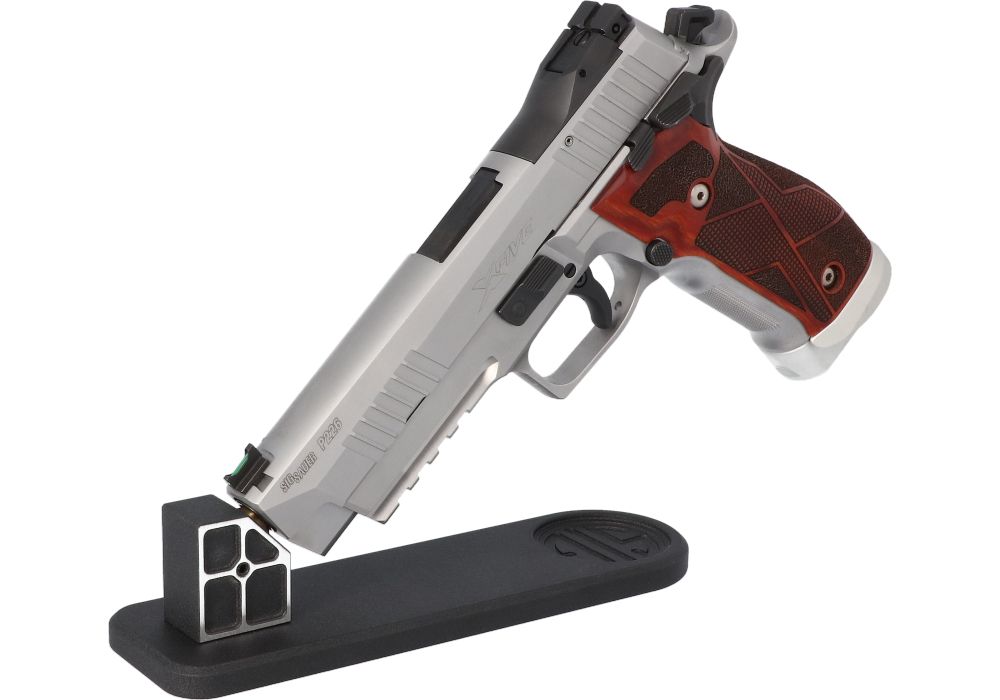 SIG SAUER CNC 9MM PISTOL BRASS BARREL BLOCK STAND