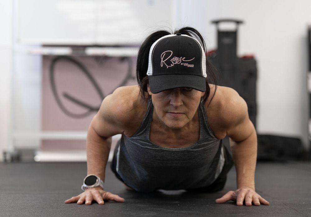 SIG SAUER ROSE, CHARLIE LADIES TRUCKER CAP, BLACK