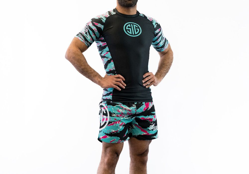 SIG SAUER JIU JITSU SHORTS - MIAMI TIGER STRIPE