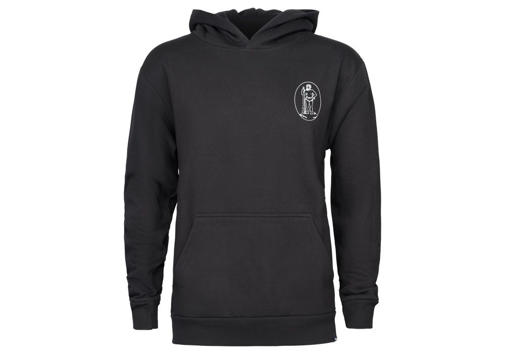 VINTAGE ORIGINAL SAUER LOGO HOODIE - BLACK