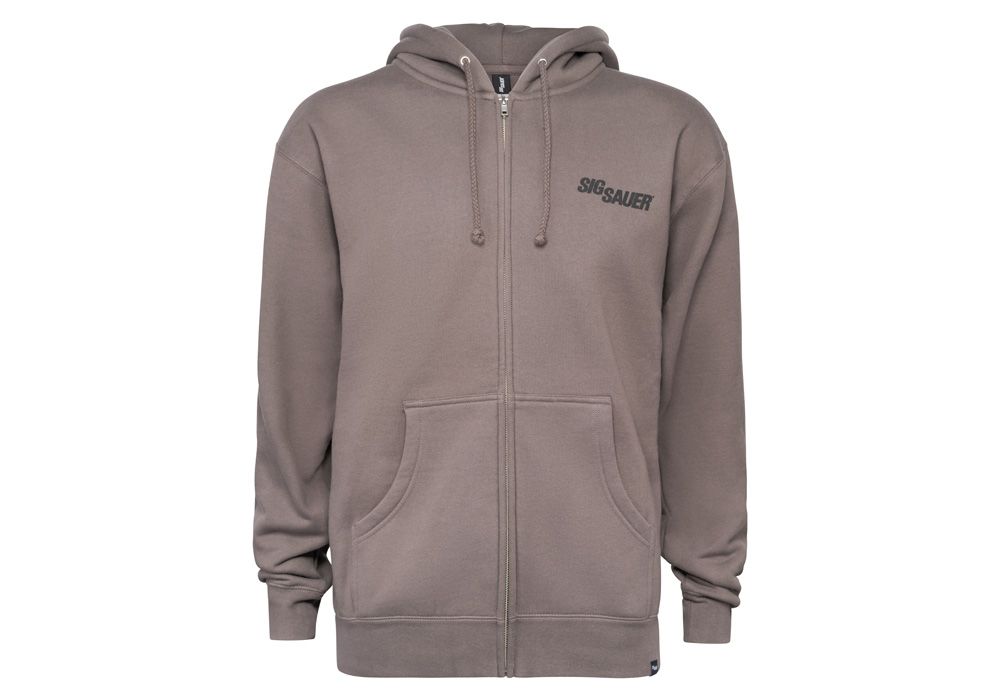 J.P. SAUER & SOHN ZIP-UP HOODIE - GRAY