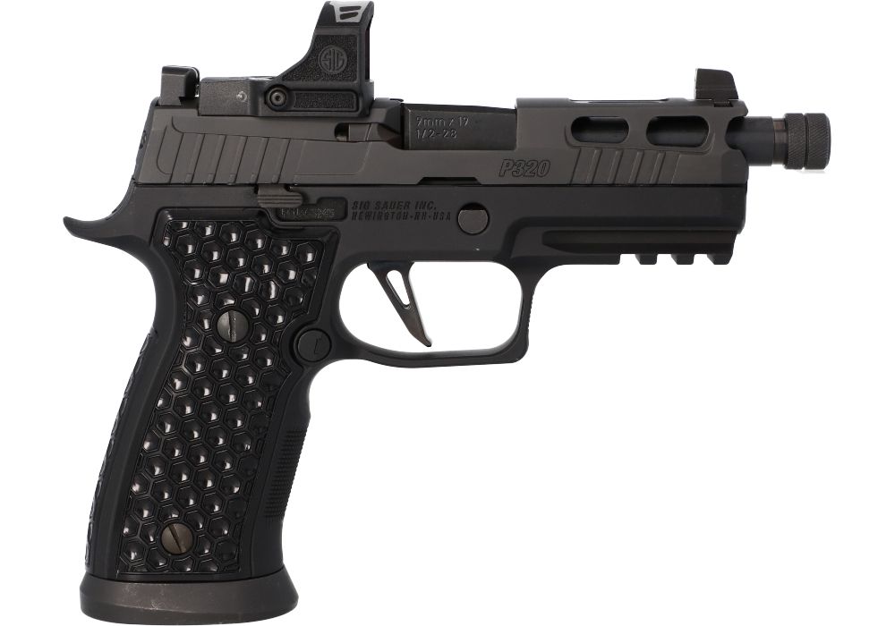 P320-AXG KRAKEN GRIP PANELS - BLACK - VYTAL MANUFACTURING