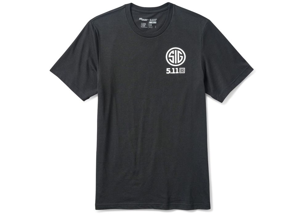 5.11 SIG SAUER SCHEMATIC EAGLE - MEN'S BLACK T-SHIRT