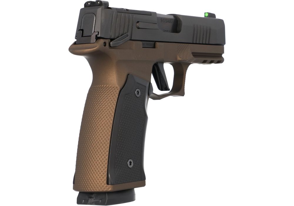 P365-XMACRO BRONZE ALUMINUM MANUAL SAFETY GRIP MODULE - SHARPS BROS.
