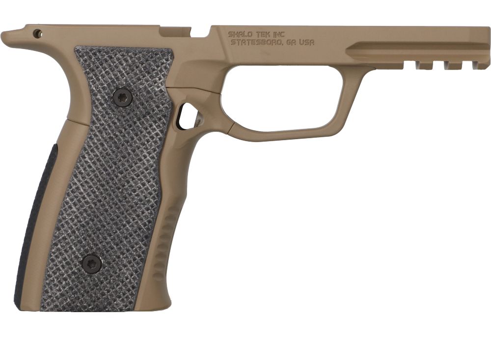 P365-XMACRO ALUMINUM FLEX XLR-17 GRIP MODULE- SHALOTEK - FDE