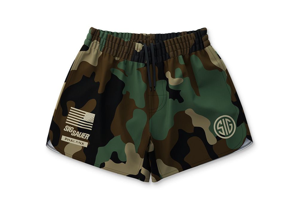 SIG SAUER JIU JITSU SHORTS - WOODLAND CAMO