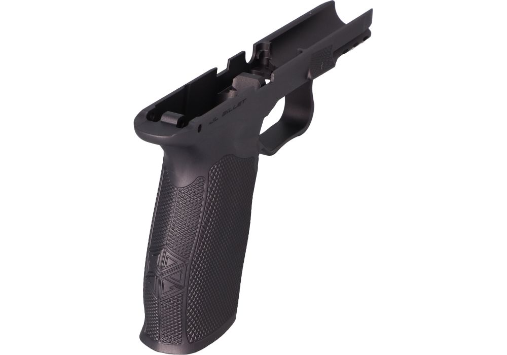 P365-XMACRO ALUMINUM GRIP MODULE- JL BILLET - STEALTH GRAY