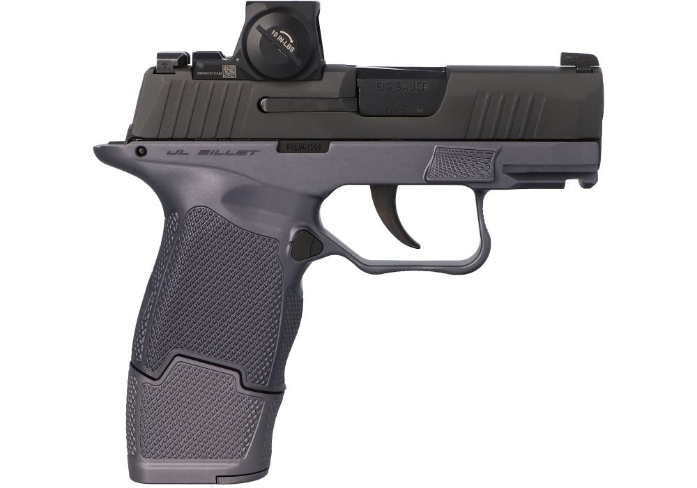 P365 ALUMINUM GRIP MODULE- JL BILLET - STEALTH GRAY