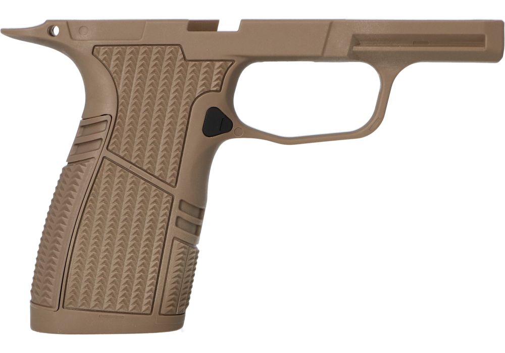 P365 9MM SNUB NOSE GRIP MODULE - FDE- TYRANT CNC
