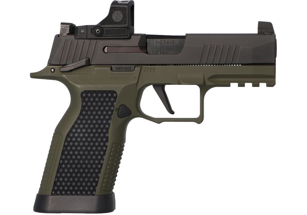 P365-XMACRO ALUMINUM R11 MANUAL SAFETY GRIP MODULE - ODG - ECM