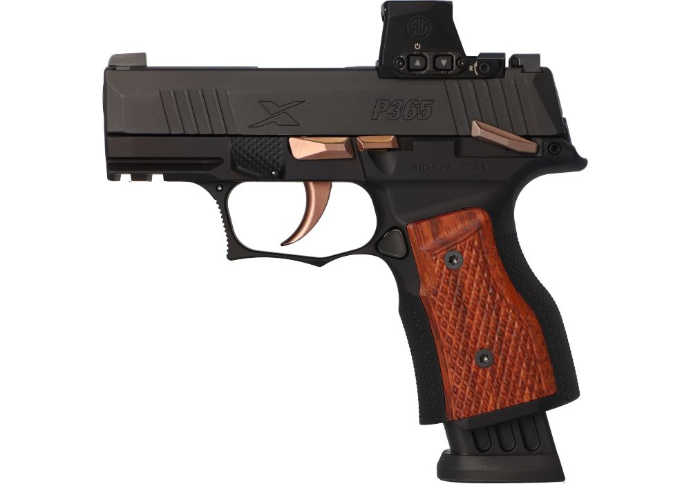 P365X/XL CHERRY WOOD PANEL GRIP MODULE - SHARPS BROS - GEN 3