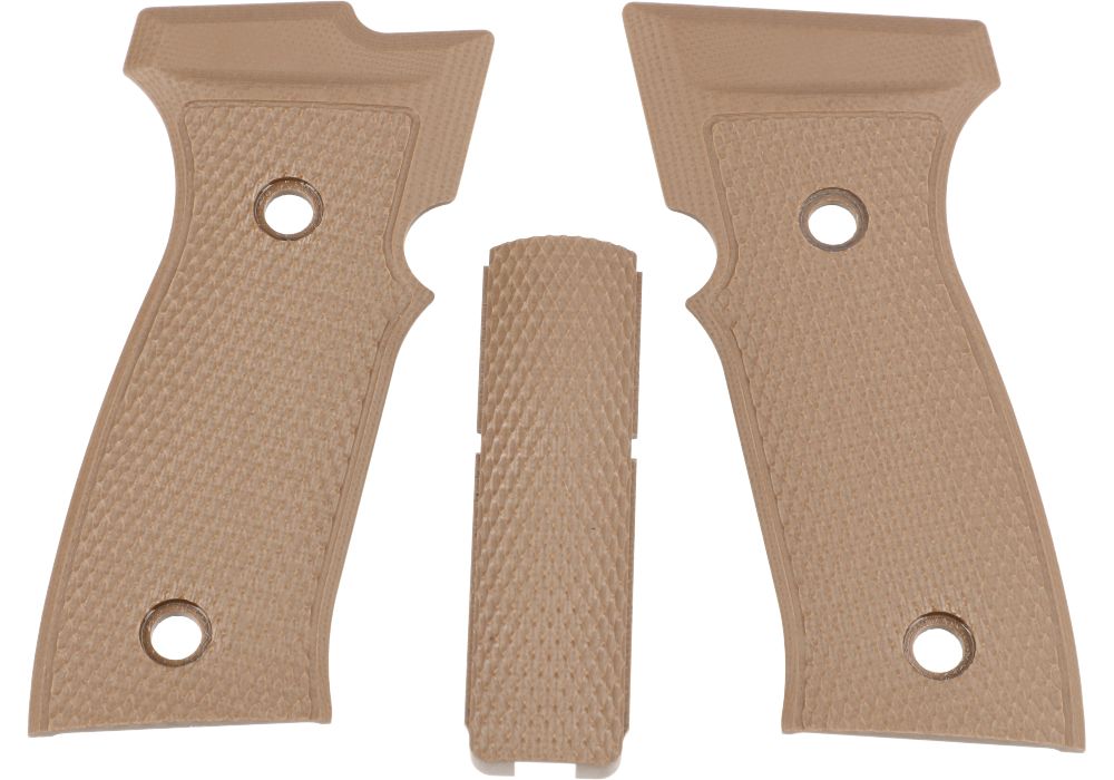 P320 AXG GRIP PANEL SET, G10, COYOTE