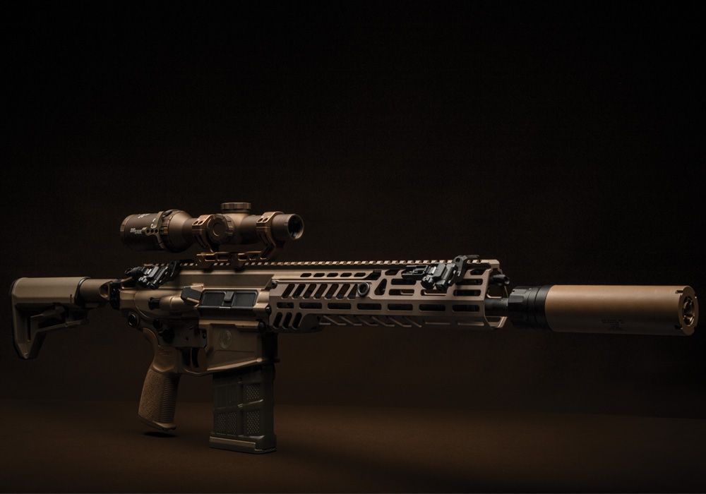Iron Sight Set for AR Rifles | SIG SAUER Flip Up Iron Sights
