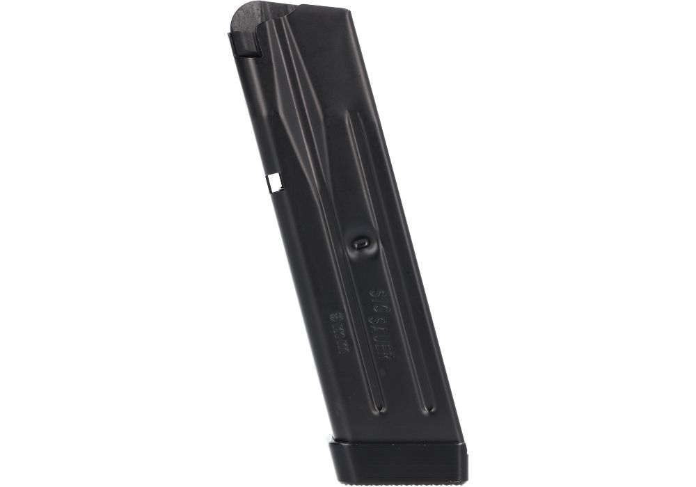 P320 FULL/CARRY/M17 9MM 10RD MAGAZINE, ALUMINUM BASEPLATE