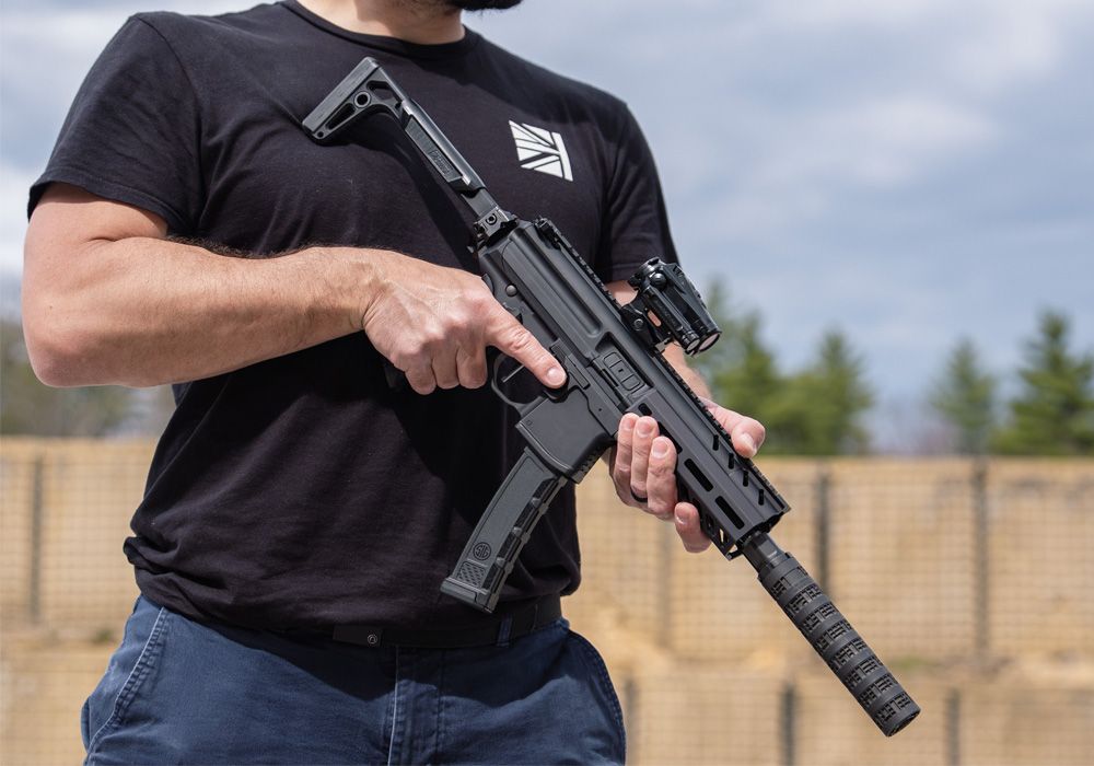 MCX/MPX MINIMALIST LOCKING FOLDING STOCK - BLACK