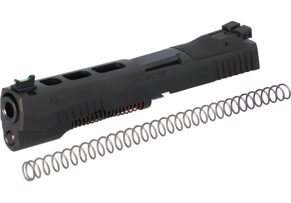 Sig Sauer P320 OEM Full Size 4.7" 9mm Slide Assembly – Barrel & Guide Rod, Unfired