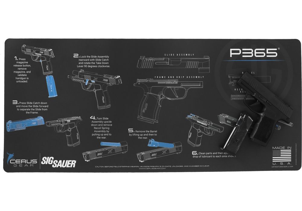 Masterページ P365 INSTRUCTIONAL GUN MAT - CERUS GEAR