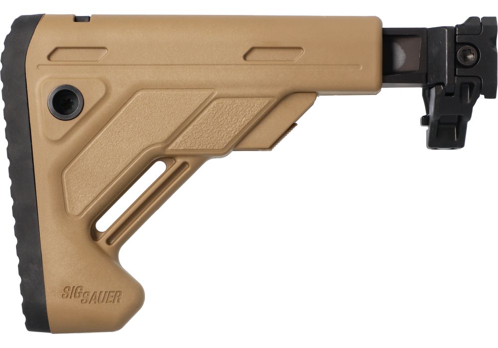 MCX/MPX FOLDING AND TELESCOPING STOCK, COYOTE, LOCKING HINGE
