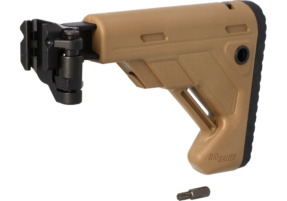 SIG MPX ストック MCX/MPX FOLDING AND TELESCOPING STOCK, COYOTE, LOCKING HINGE