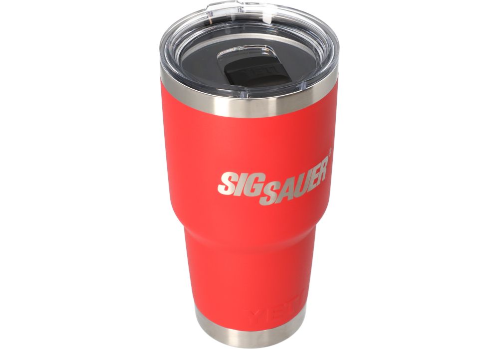 SIG SAUER 30 OZ YETI RAMBLER - RED