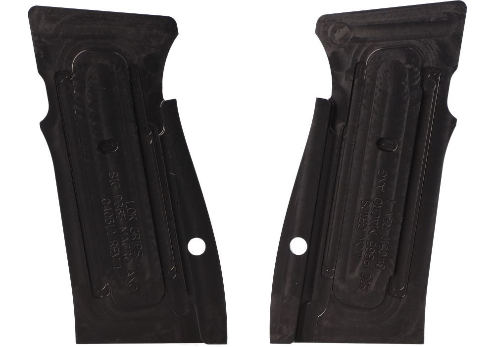ググググ P365-AXG ALUMINUM GRIDLOK GRIP PANELS - BLACK - LOK GRIPS