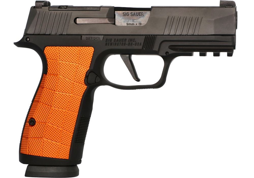 P365-AXG ALUMINUM GRIDLOK GRIP PANELS - ORANGE - LOK GRIPS