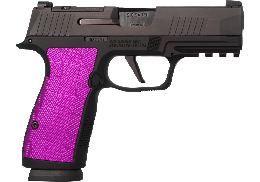P365-AXG ALUMINUM GRIDLOK GRIP PANELS - PURPLE - LOK GRIPS