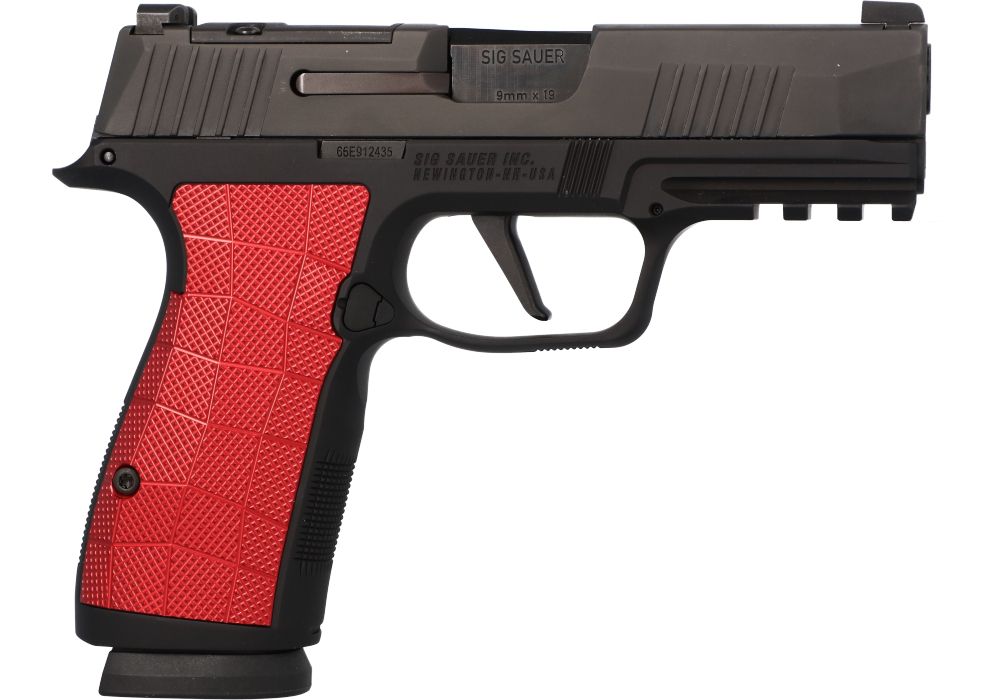 P365-AXG ALUMINUM GRIDLOK GRIP PANELS - RED - LOK GRIPS