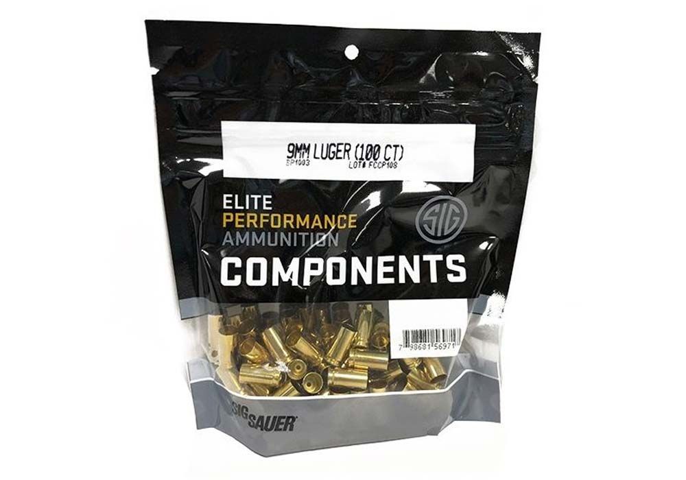 COMPONENT BRASS, 9MM LUGER (100 CT)