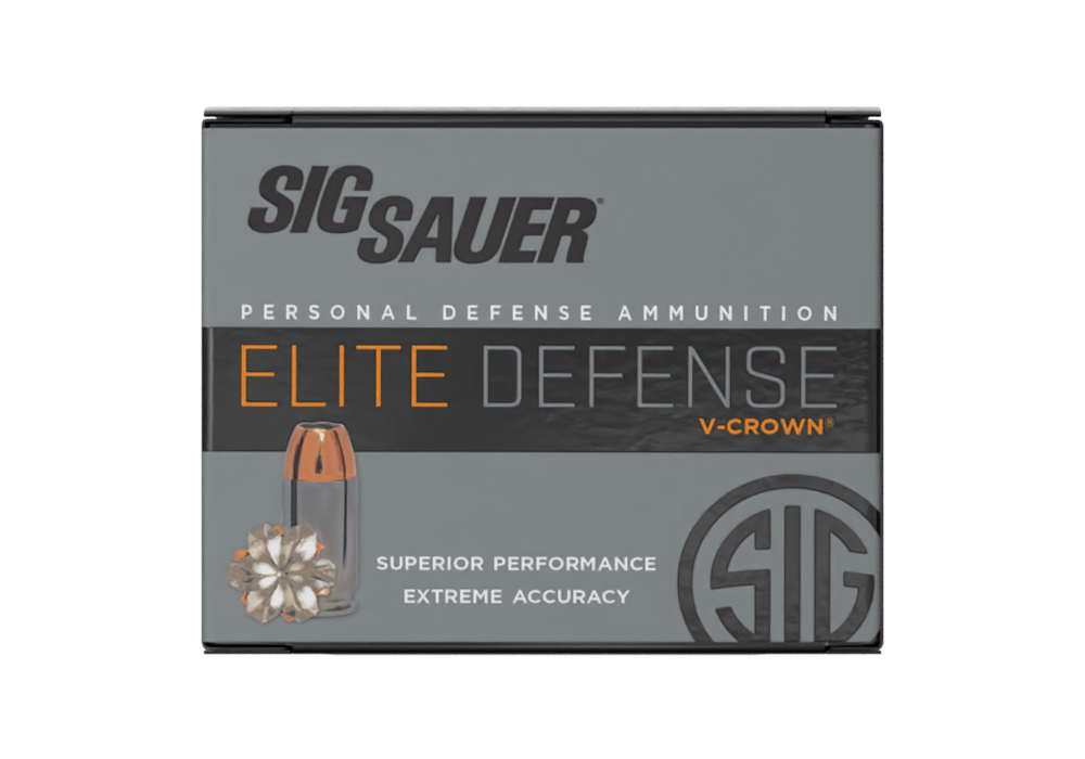 40S&W 180gr Elite V-Crown JHP ammunition box/20 | SIG SAUER