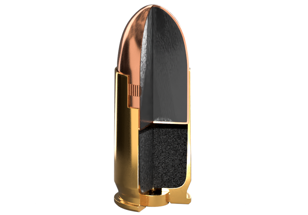 クローム ガスガン CAL.45 BALL 230gr FMJ クローム ガスガン CAL.45 BALL 230gr FMJ