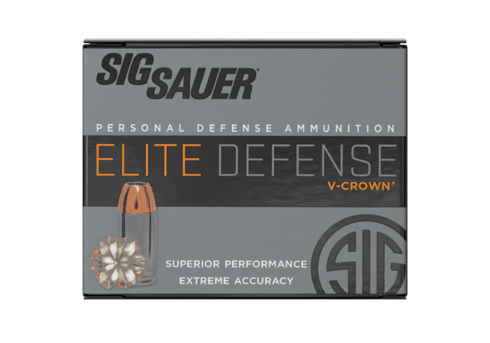 20 count - 9mm, 115gr, Elite V-Crown, JHP | SIG SAUER