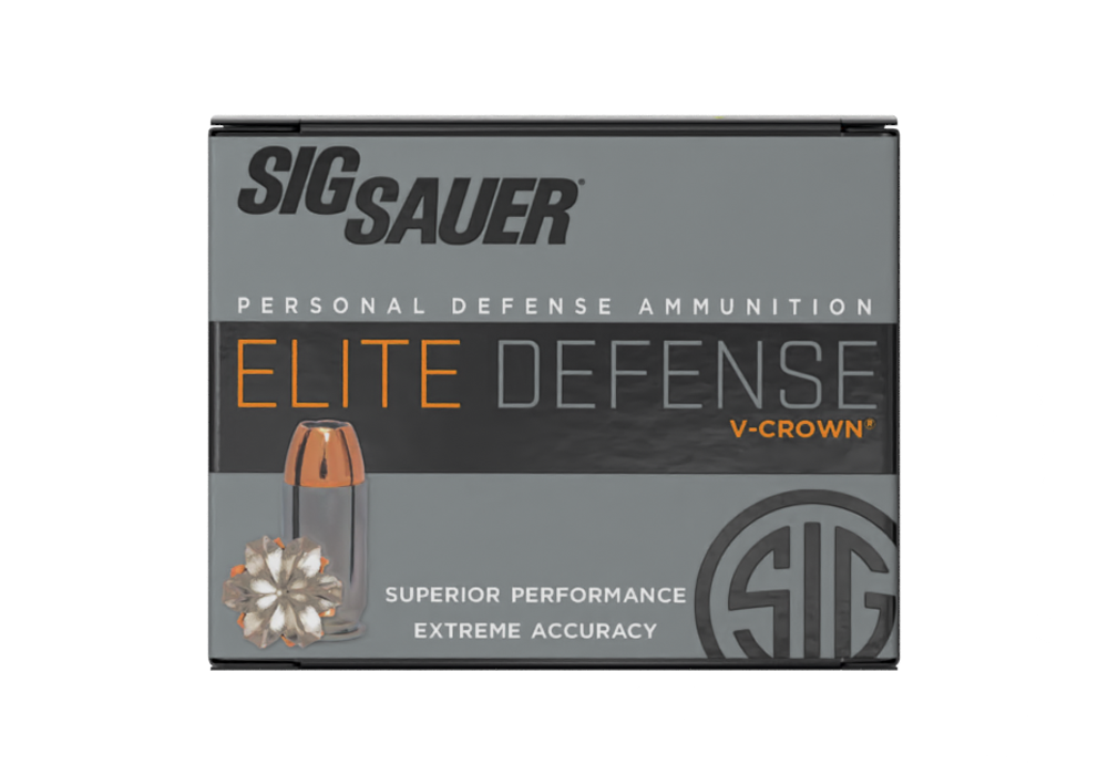 20 count - 9mm, 147gr, Elite V-Crown, JHP | SIG SAUER