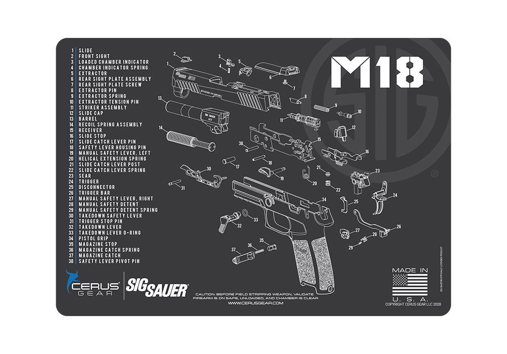 M18 Gun Mat Cerus Gear