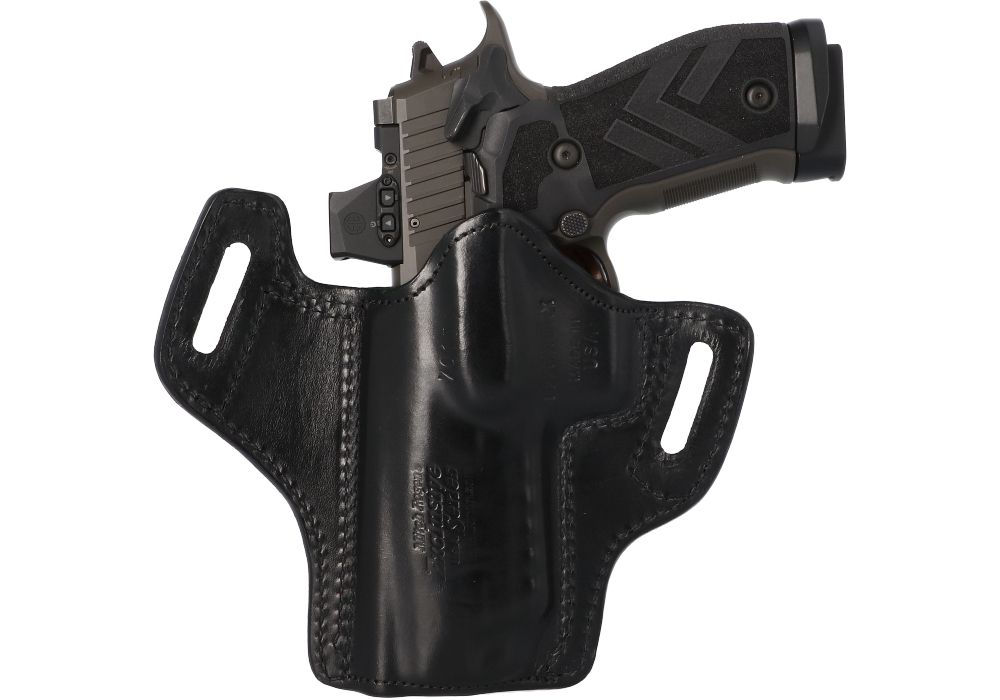 P226-XFIVE LEGION RX OWB PREMIUM LEATHER HOLSTER - MITCH ROSEN
