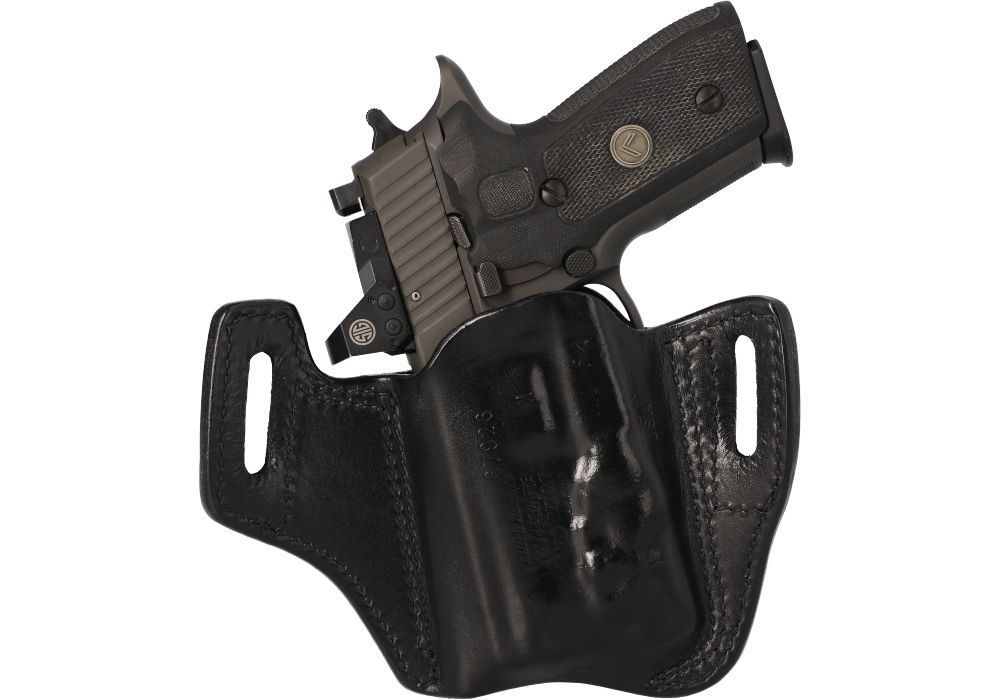 P229 OWB MITCH ROSEN PREMIUM LEATHER LIGHT-BEARING HOLSTER - RH
