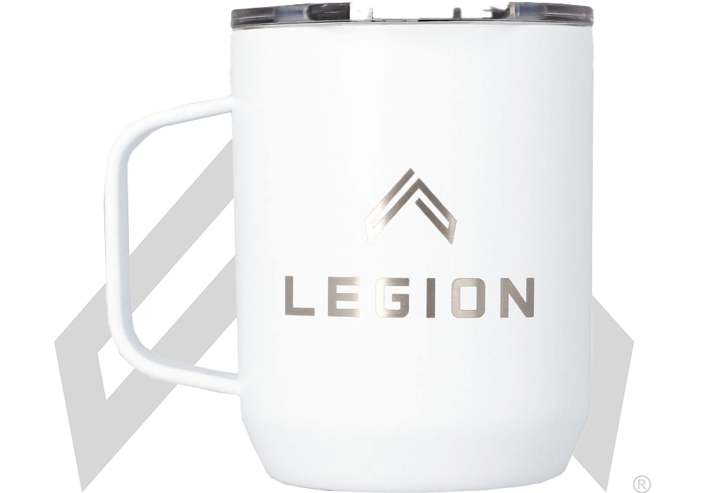 LEGION 12OZ CAMP MUG - INSULATED STAINLESS CAMELBAK -WHITE