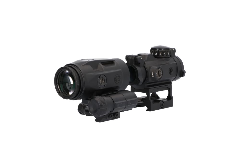ROMEO MSR Rifle Optics paired with Juliet3 Micro Magnifier