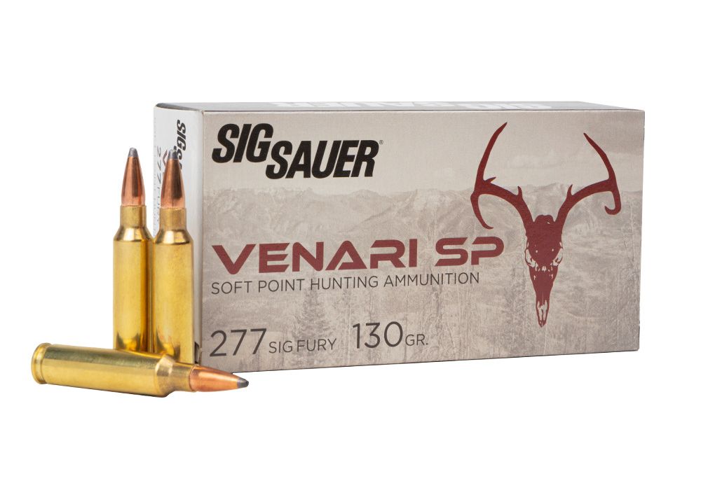 SIG Sauer Ammo Venari 277Sig Fury 130Gr SP 20/10 V277SFSP130-20