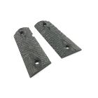 1911 Compact Grips, G10 BLK / GRY