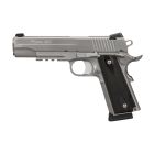 "The 1911 Stainless California Compliant pistol: A classic and reliable firearm, meticulously crafted with stainless steel and designed to meet California compliance standards."